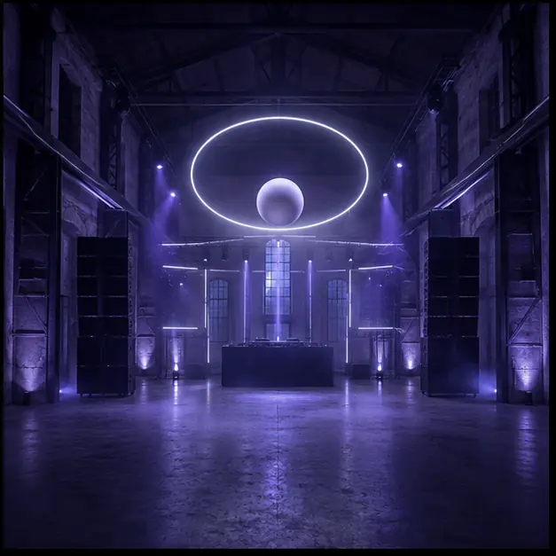 Lumière astrale et perspectives dans le même lieu